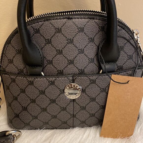 NWT Steve Madden (bbrody) Crossbody Black/Grey - Picture 6 of 14